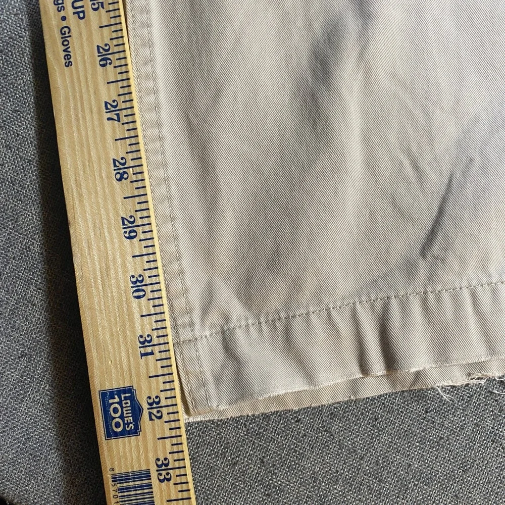 GAP Boot Fit Men's Tan Khaki Pants Size 34x34 Cotton Casual Relaxed